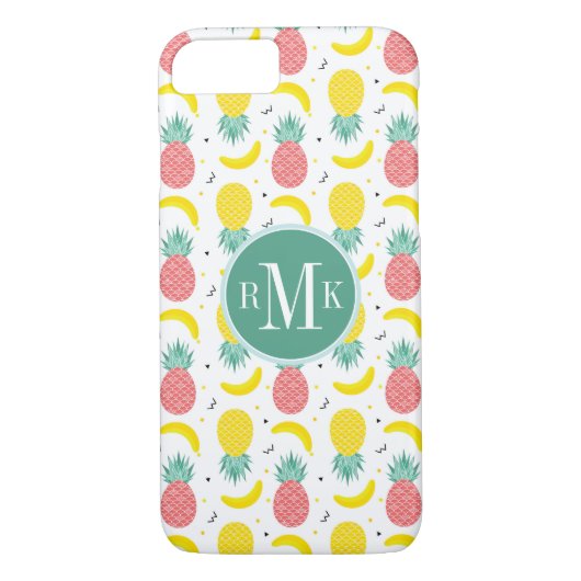 Farbiges tropisches Fruchtmuster Case-Mate iPhone Hülle (Rückseite)