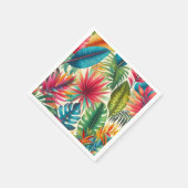Farbiges tropisches Leaf-Hawaiisches Muster Serviette (Ecke)