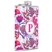 Farbiges, tropisches Muster Flachmann (Rechts)