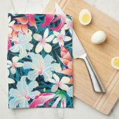 Farbiges tropisches Muster Geschirrtuch (Viertel Falte)