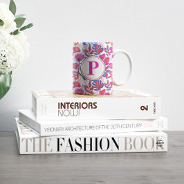 Farbiges, tropisches Muster Kaffeetasse