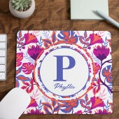 Farbiges, tropisches Muster Mousepad