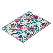Farbiges tropisches Muster Notizblock (Linke Seite)