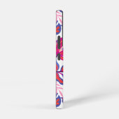 Farbiges, tropisches Muster Samsung Galaxy Hülle (Rechte Seite)