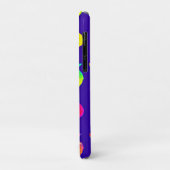 Farbiges tropisches Neonfruchtmuster Case-Mate iPhone Hülle (Hinten/Links)