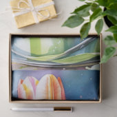 Farbiges Tulip Tissue Paper Seidenpapier (Geschenk)