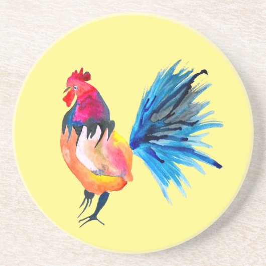 Farbiges Ufertier Getränkeuntersetzer (Vorne)