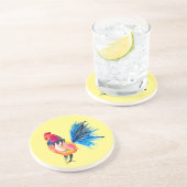 Farbiges Ufertier Getränkeuntersetzer (Seite)