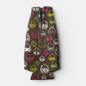 Farbiges Uhdoodmuster Flaschenkühler (Rückseite)