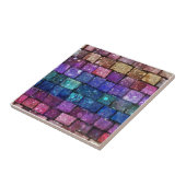 Farbiges und Funkelnd Ziegelmuster Fliese (Seite)