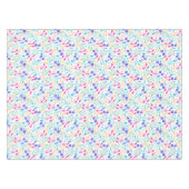 Farbiges und helles, weißes Muster Tablette Tischdecke (Vorderseite (Horizontal))