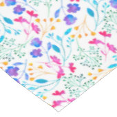 Farbiges und helles, weißes Muster Tablette Tischdecke (Schrägansicht)