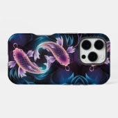 Farbiges und lichtdurchlässiges exotisches Fischaq iPhone Hülle (Rückseite (Horizontal))