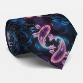 Farbiges und lichtdurchlässiges exotisches Fischaq Krawatte (Gerollt)