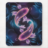 Farbiges und lichtdurchlässiges exotisches Fischaq Mousepad (Vorne)