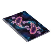 Farbiges und lichtdurchlässiges exotisches Fischaq Notizblock (Rechte Seite)