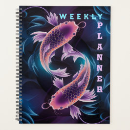 Farbiges und lichtdurchlässiges exotisches Fischaq Planer