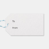 Farbiges und schönes Ostereimuster Geschenkanhänger (Rückseite Horizontal)