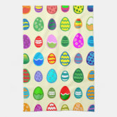 Farbiges und schönes Ostereimuster Geschirrtuch (Vertikal)