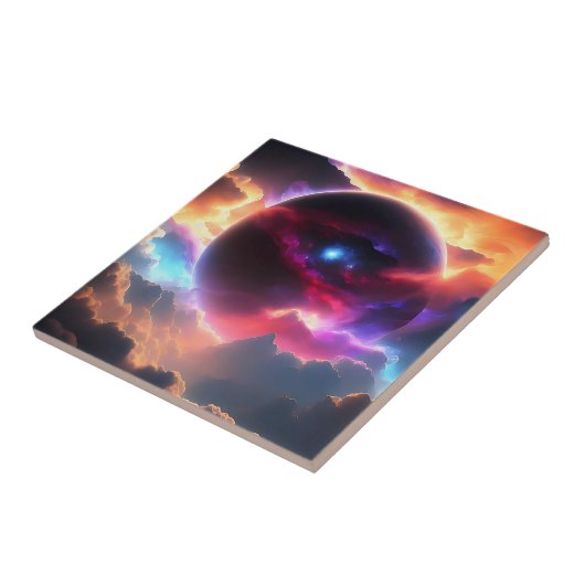 Farbiges Universum Fliese (Seite)