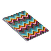 Farbiges V-Formmuster Notizblock (Rechte Seite)