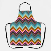 Farbiges V-Formmuster Schürze (Vorderseite)