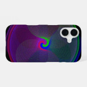 Farbiges, verschmolzenes, geometrisches iPhone 16 Hülle (Rückseite (Horizontal))