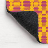 Farbiges, verschwommenes, kariertes Muster Mousepad (Ecke)