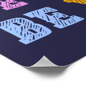 Farbiges Vertrauen - Kinderzimmer Inspiration Zita Poster (Ecke)