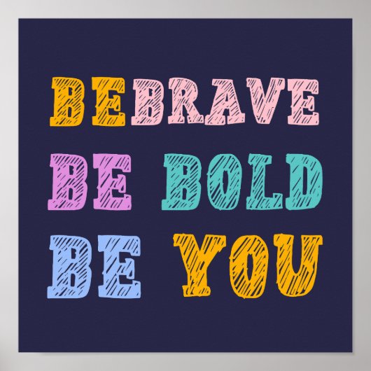 Farbiges Vertrauen - Kinderzimmer Inspiration Zita Poster (Vorne)