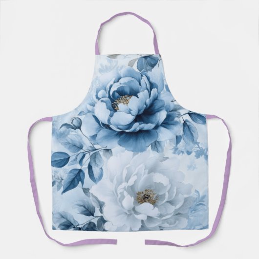 Farbiges Vintage-Blumenmuster-Küchenschürze Schürze (Vorderseite)