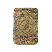 Farbiges Vintages Blumenmuster Badematte (Vorderseite Vertikal)