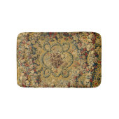 Farbiges Vintages Blumenmuster Badematte (Vorderseite)