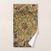 Farbiges Vintages Blumenmuster Badhandtuch Set (Handtuch)