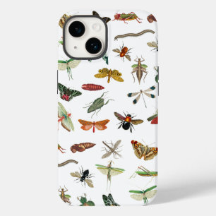 Farbiges Vintages Insektenbild Case-Mate iPhone 14 Hülle