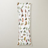 Farbiges Vintages Insektenbild Seitenschläferkissen (Vorderseite Vertikal)