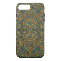 Farbiges Vintages Verziert Paisley-Muster