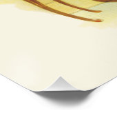 Farbiges Vintages Werbeplakat für Biscuit Poster (Ecke)