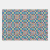 Farbiges Vortex-Fliesenmuster Geschenkpapier Set (Vorderseite)