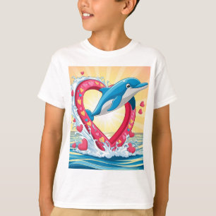 Farbiges Walherz: Liebe Mama T-Shirt