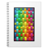 Farbiges Weave Foto Notebook Notizblock (Vorderseite)