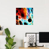 Farbiges Web - Poster (Heimbüro)