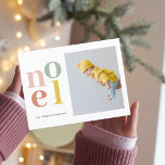 Farbiges Weihnachten und Foto | Happy Holidays Postkarte<br><div class="desc">Farbiges Weihnachten und Foto | Happy Holidays</div>