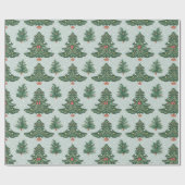 Farbiges Weihnachtsbaumpapier Geschenkpapier (Flach)