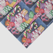 Farbiges Weihnachtscreme Seidenpapier (Ausschnitt)