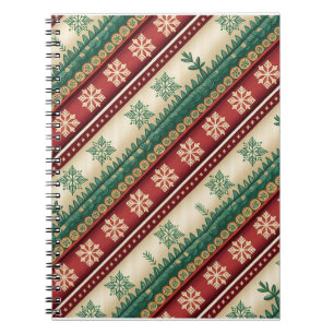 Farbiges Weihnachtsnotizbuch – Festliches Winterde Notizblock