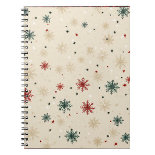 Farbiges Weihnachtsnotizbuch – Festliches Winterde Notizblock