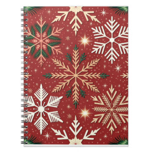 Farbiges Weihnachtsnotizbuch – Festliches Winterde Notizblock