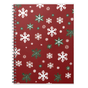 Farbiges Weihnachtsnotizbuch – Festliches Winterde Notizblock