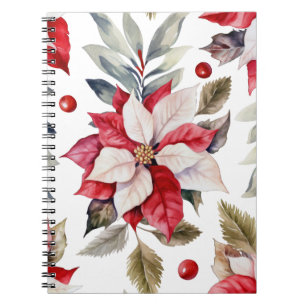 Farbiges Weihnachtsnotizbuch – Festliches Winterde Notizblock